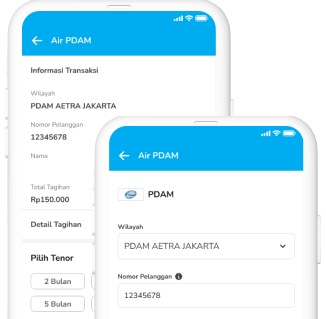 Cek dan  Bayar Tagihan PDAM Online